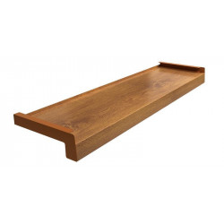 External Window Sill Lacquered Steel Standard Golden Oak