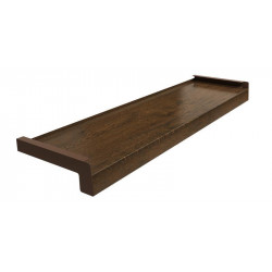 External Window Sill Steel Varnished Walnut Standard