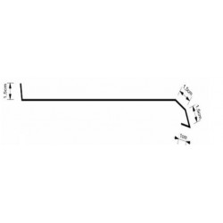 Aluminium tile Standard window sill, Antique Anthracite 2