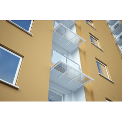copy of Flat Balcony Canopy, Extendable