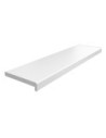 PVC chamber window sill, White